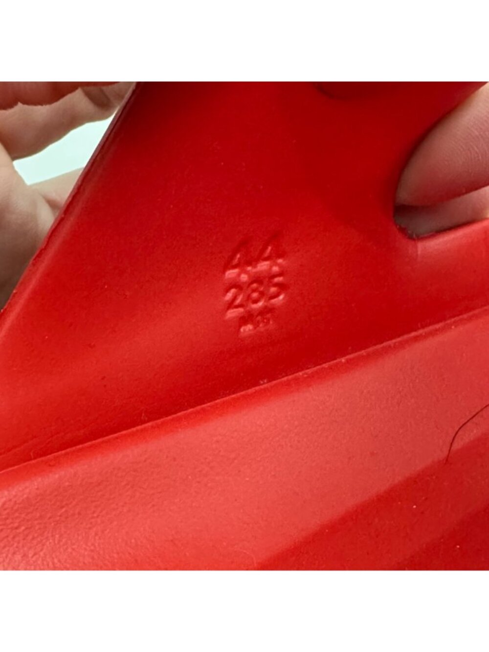 Birkenstock Arizona Eva Red Rubber Buckle Slide Sandals Shoes Mens size 44 US 11 - Picture 5 of 8